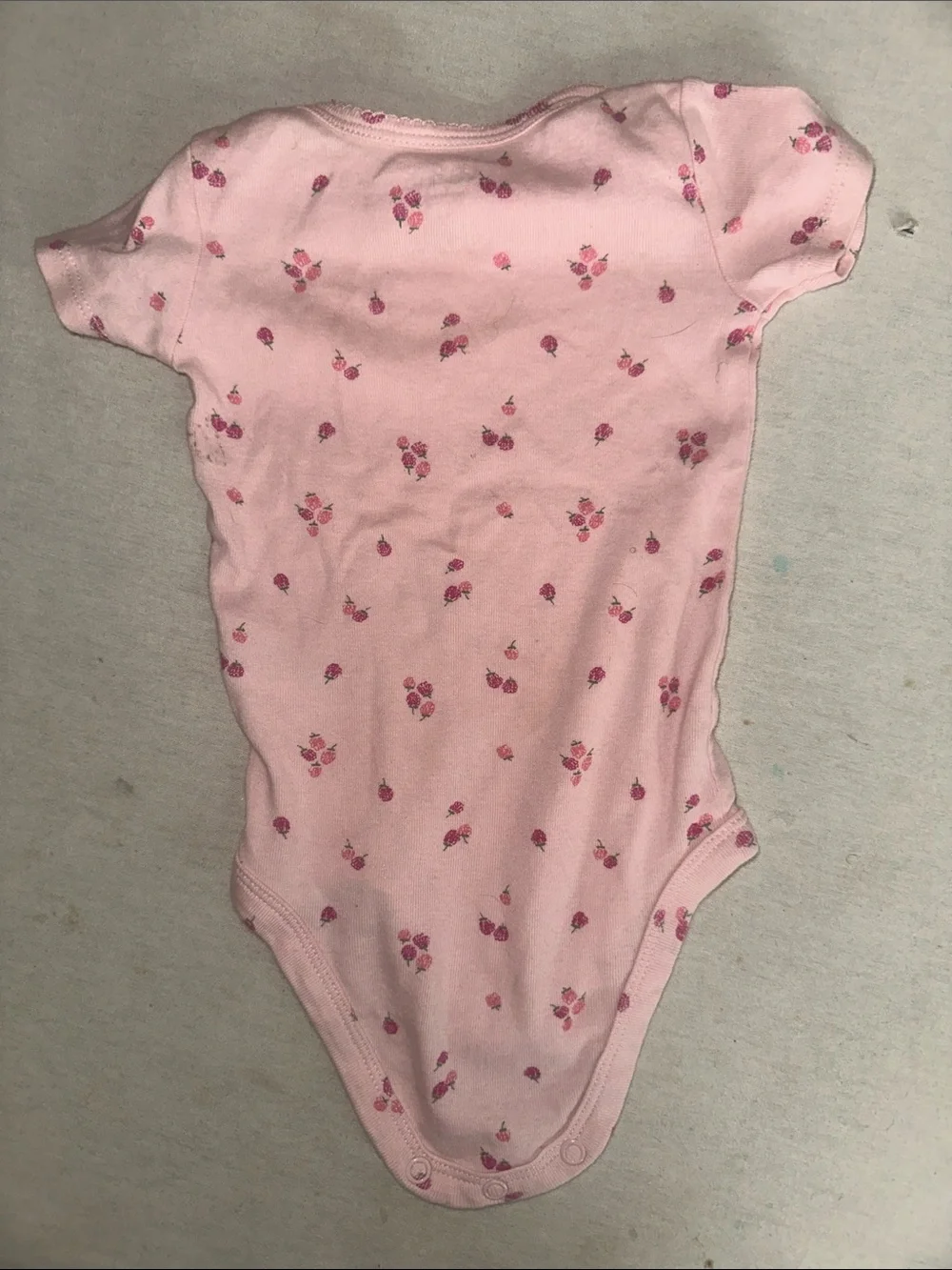 Kids Size 6M Floral Baby One-Piece Bodysuit